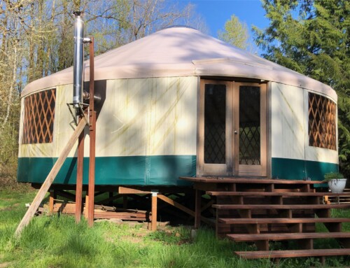 We have a yurt!